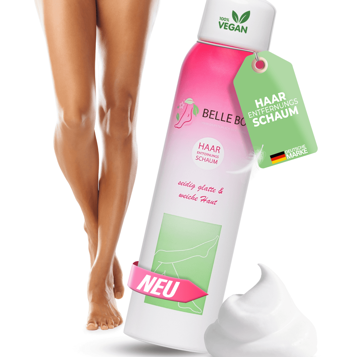 Belle Body Haarverwijderingsschuim Intiem